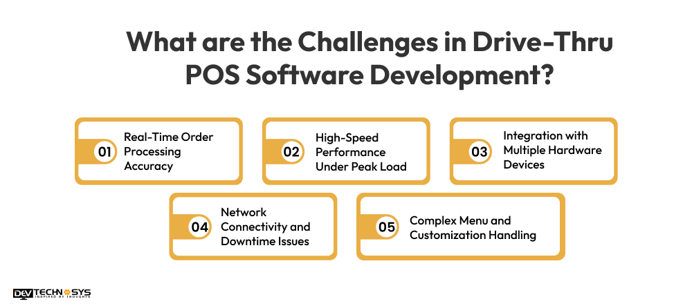What are the Challenges in Drive-Thru POS Software Development