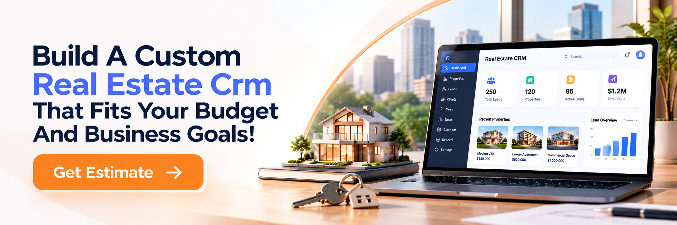 Custom Real Estate CRM Banner