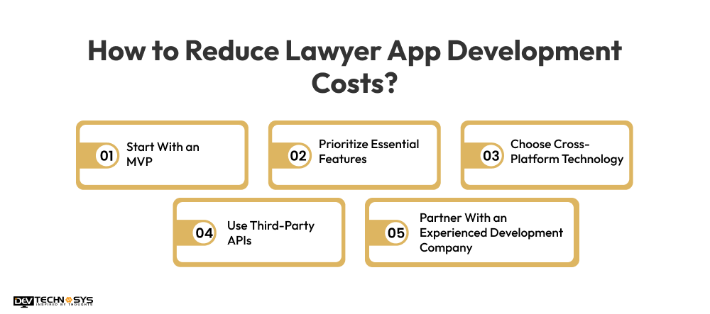 How to Reduce Lawyer App Development Costs
