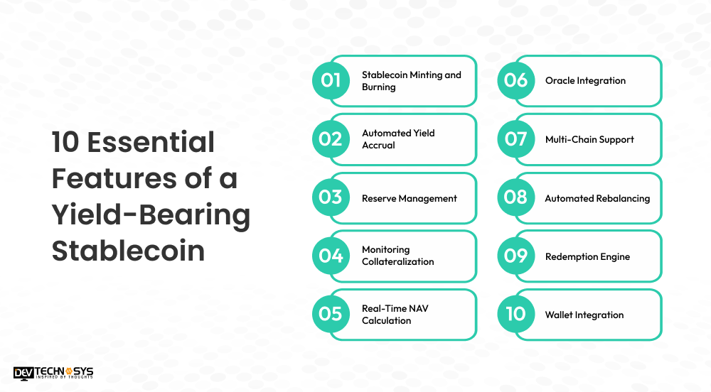 10 Essential Features of a Yield-Bearing Stablecoin