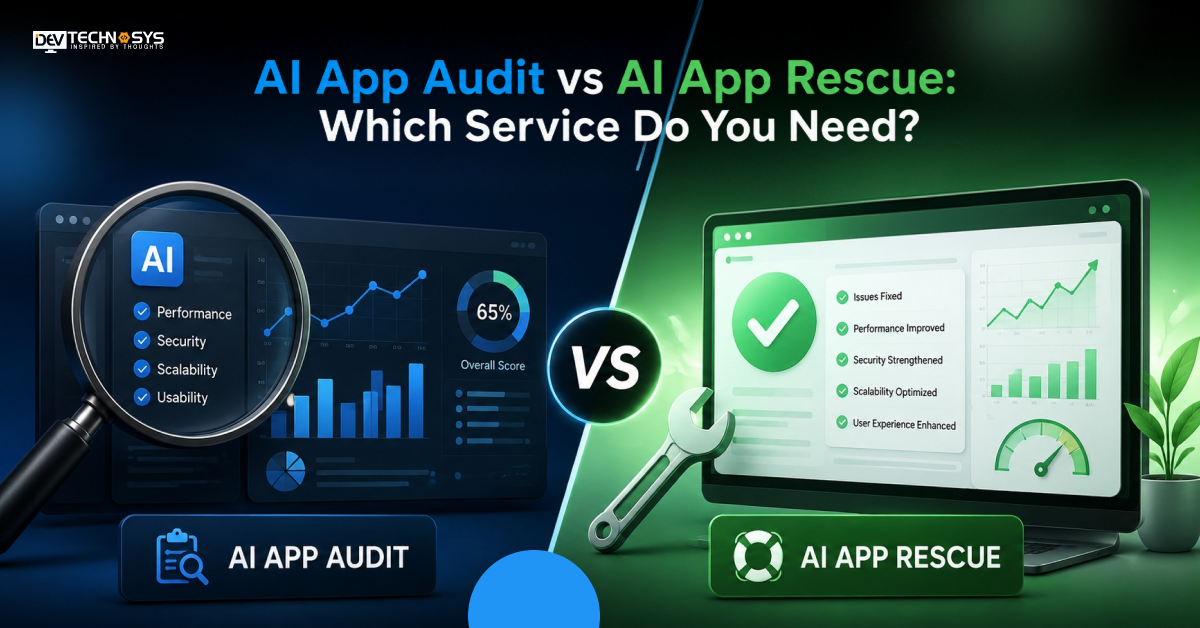 AI App Audit vs AI App Rescue: Which Service Do You Need?