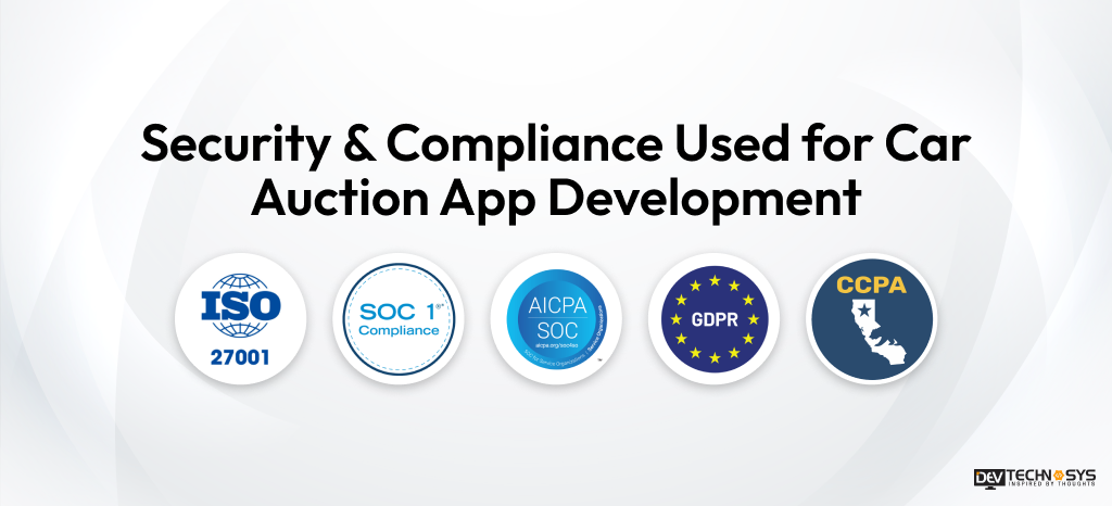 Security & Compliance Used for Car Auction App Development