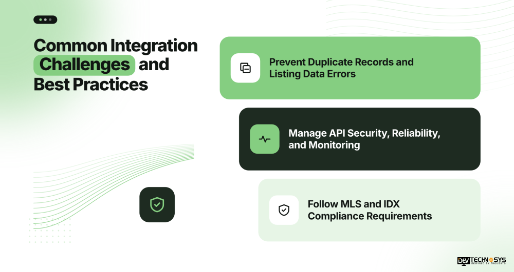 Real Estate CRM Integration with MLS, IDX & Property Portals: A Complete Guide Dev Technosys Common Integration Challenges and Best Practices
