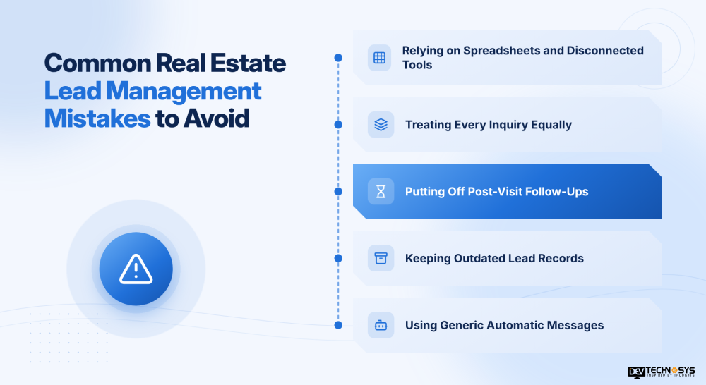 Common real estate lead management mistakes to avoid