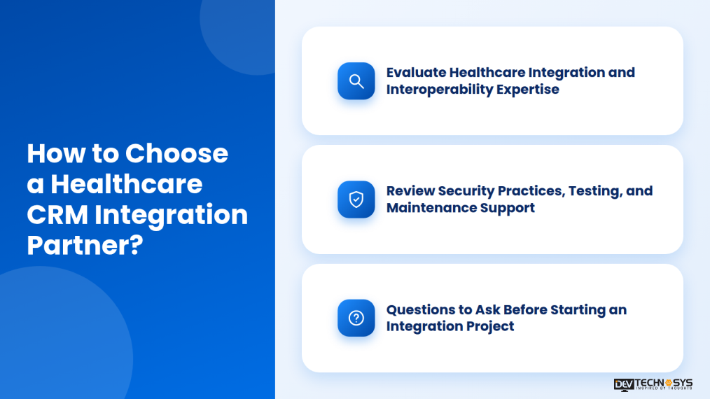 How to Choose a Healthcare CRM Integration Partner