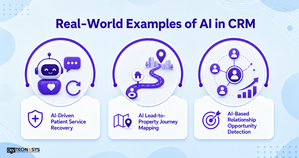AI in CRM: Practical Use Cases, Benefits & Examples Dev Technosys What are Some Real-World Examples of AI in CRM